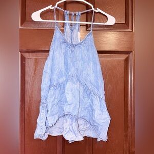 Lovestich Denim Sleeveless Top